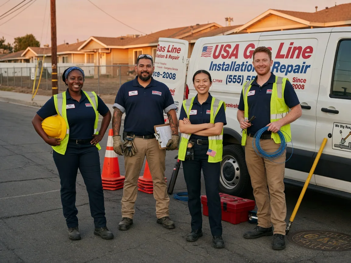 Gas Line Installation company in Martinton, IL